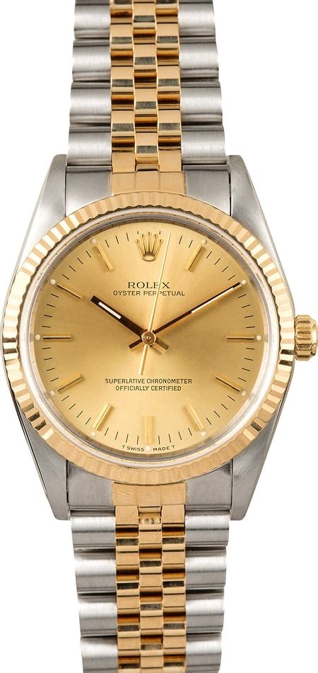 rolex oyster perpetual two tone no date|rolex oyster perpetual 2 tone.